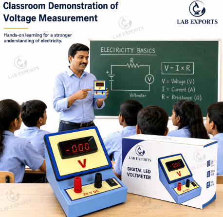 Digital LED Voltmeter